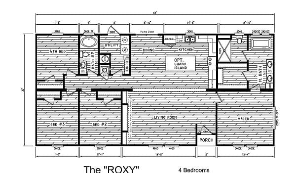 The roxy floor plan home features