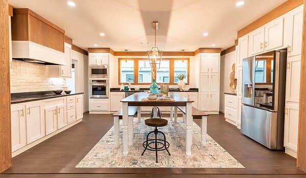 The twin creek kitchen home features
