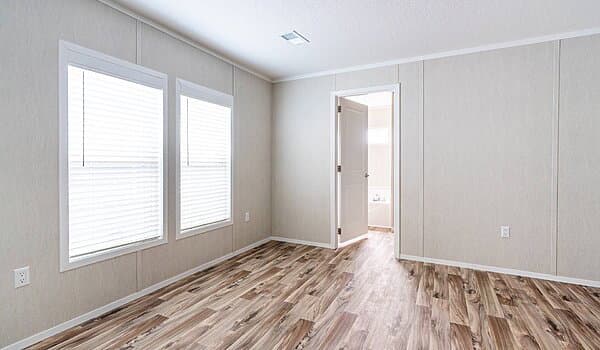 The wright bedroom home features