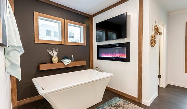 The twin creek bathroom home features