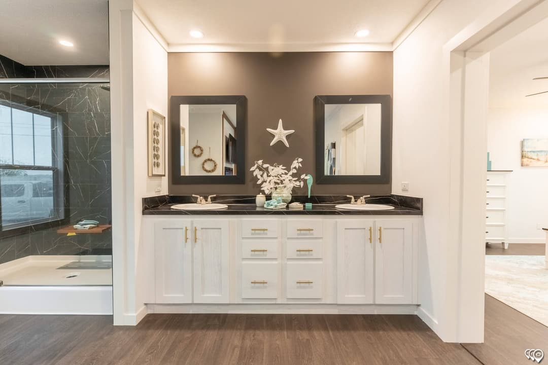 The twin creek bedroom home features