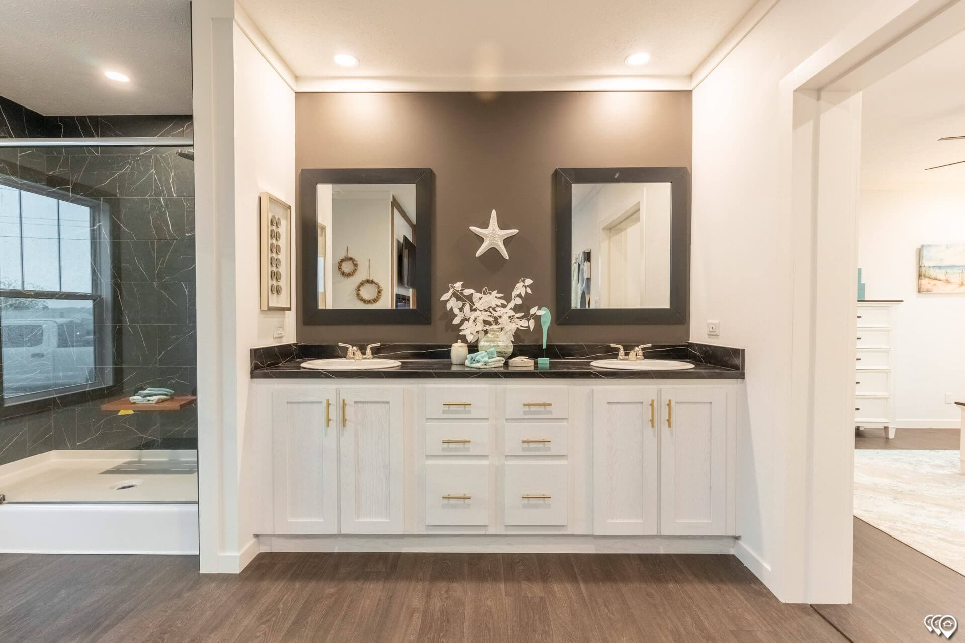 The twin creek bedroom home features