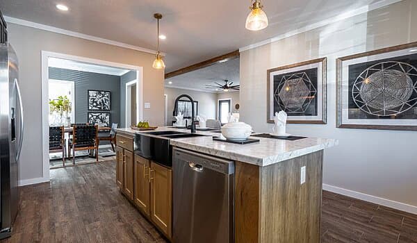 The hangout kitchen home features