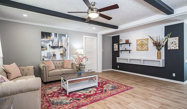The blackwater interior home features