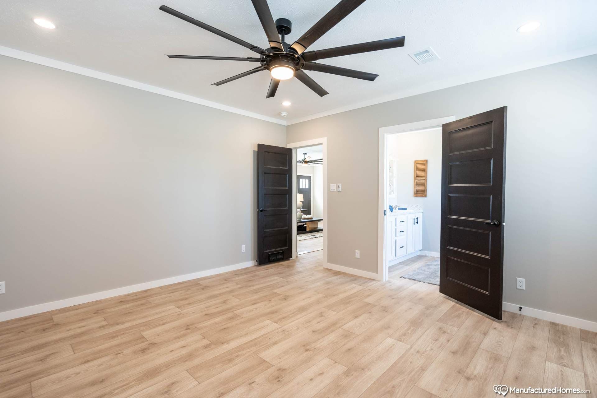 The shades creek bedroom home features