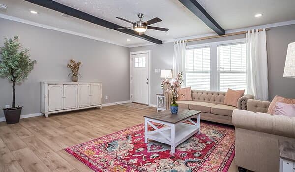 The blackwater interior home features