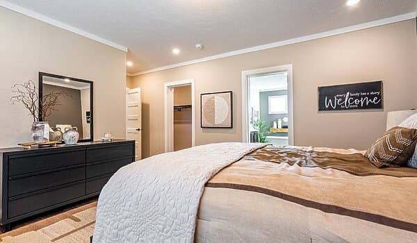 The hangout bedroom home features