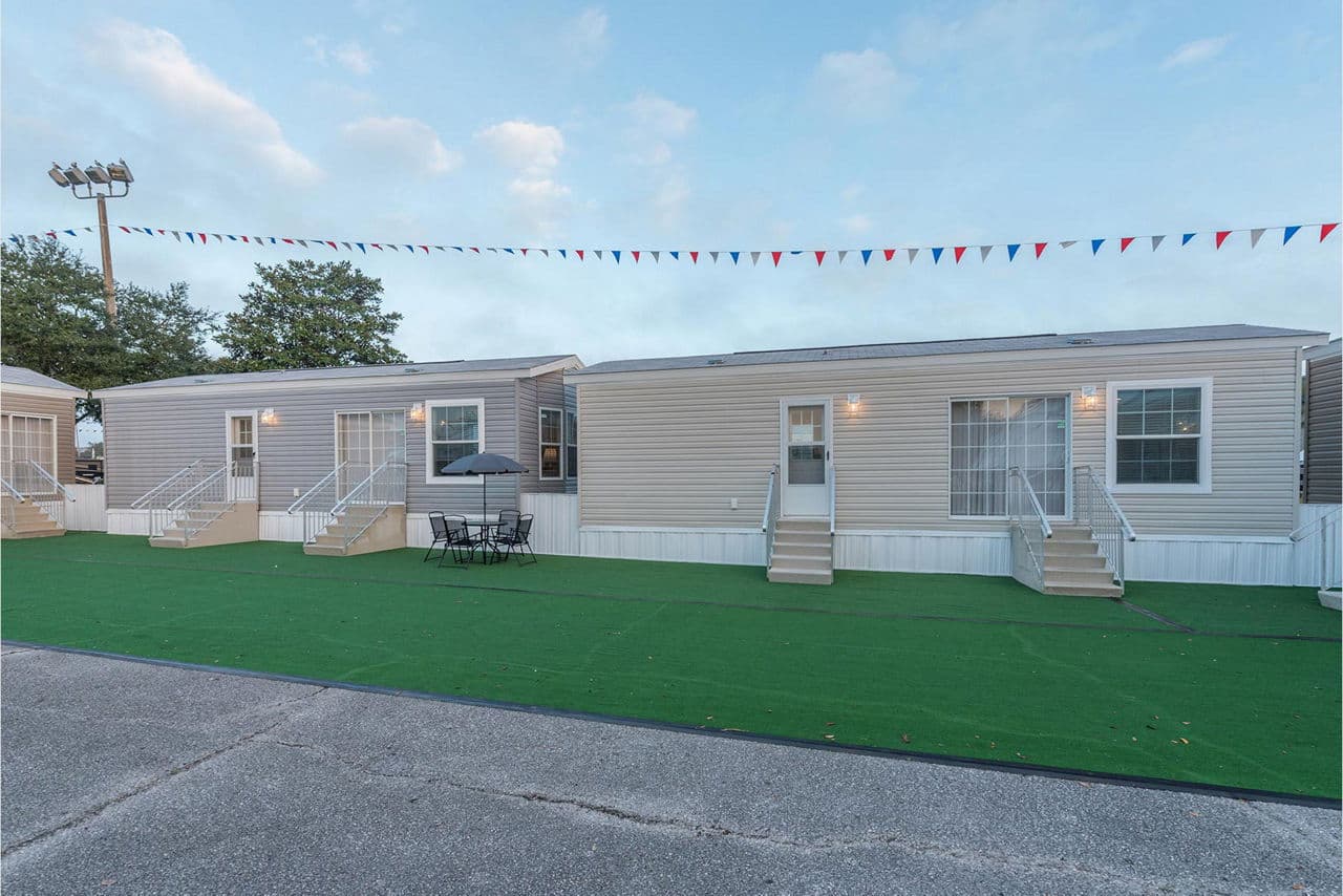 Palm bay 2621b elevation and exterior home features