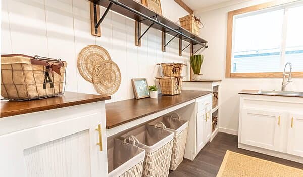 The twin creek interior home features