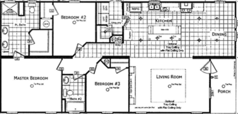 Rutherford floor plan home features