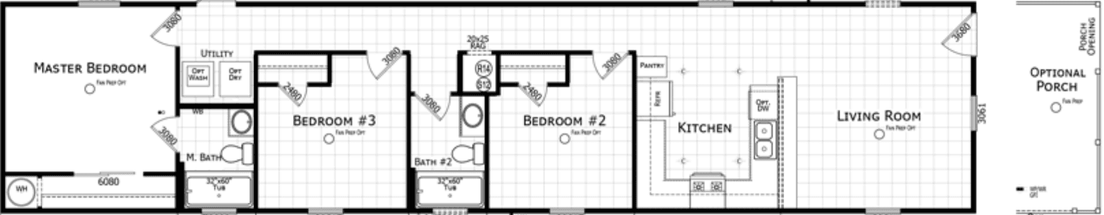 Norwood floor plan home features