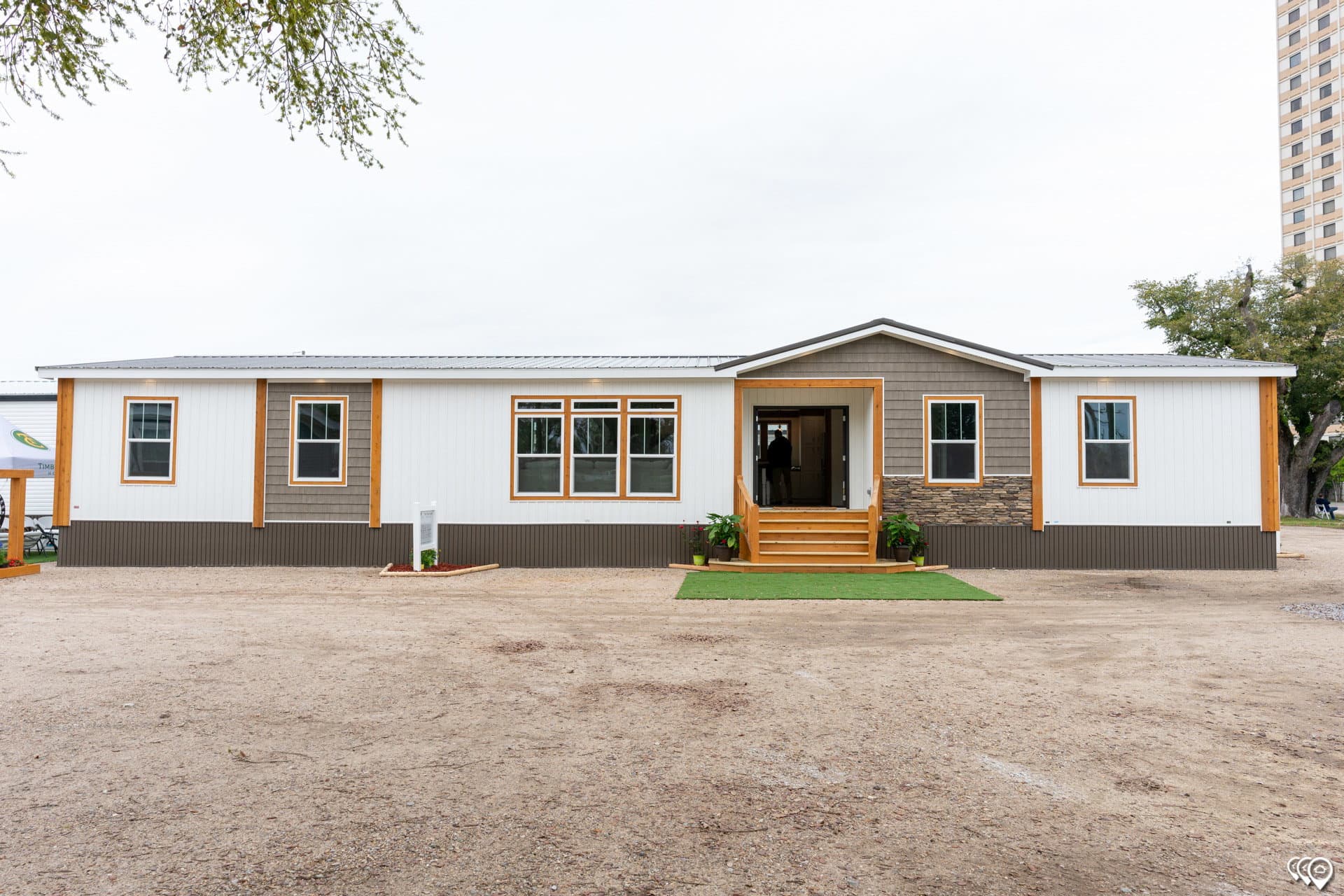 The twin creek exterior home features