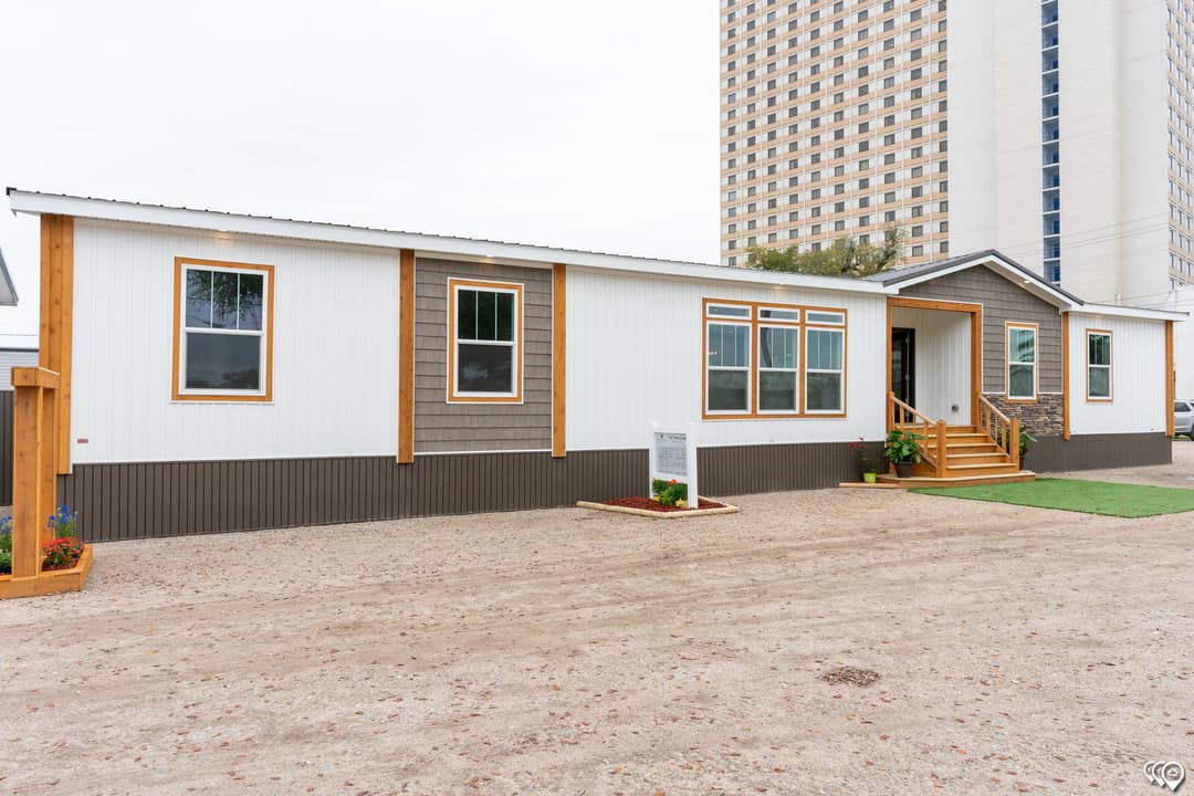 The twin creek exterior home features