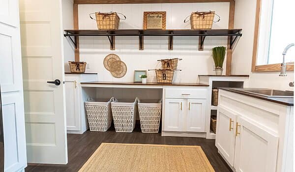 The twin creek interior home features