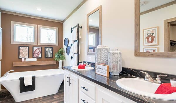 The roxy bathroom home features