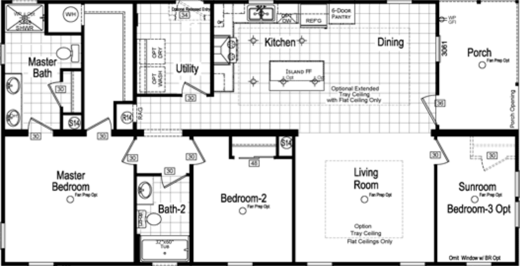 Mack floor plan home features