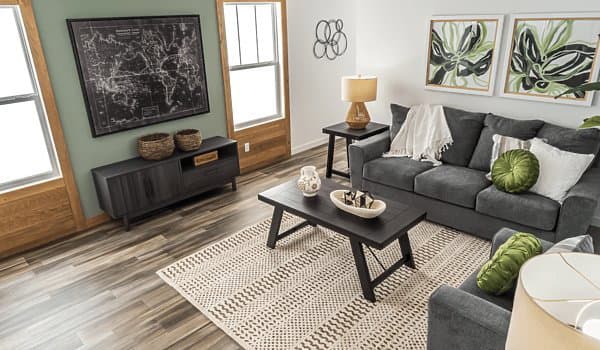 The cahaba interior home features