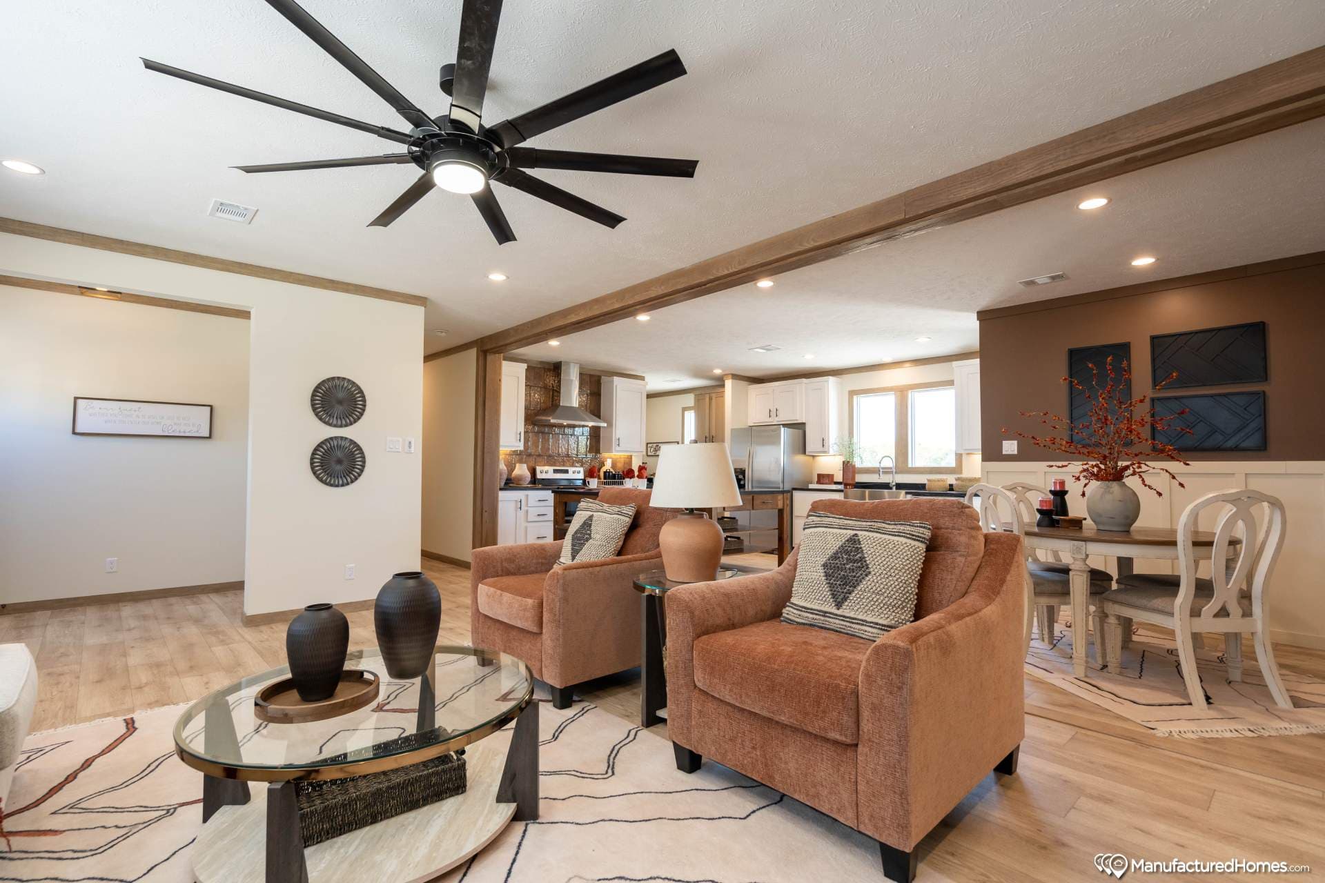 The patton creek hero and interior home features