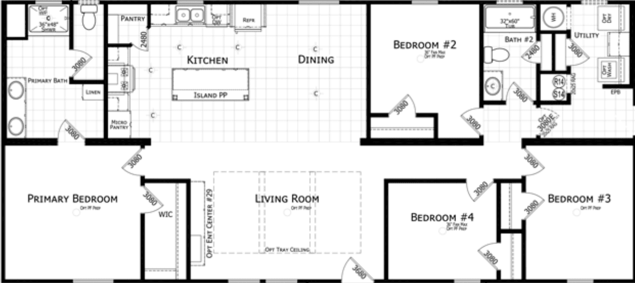 Tensaw floor plan home features