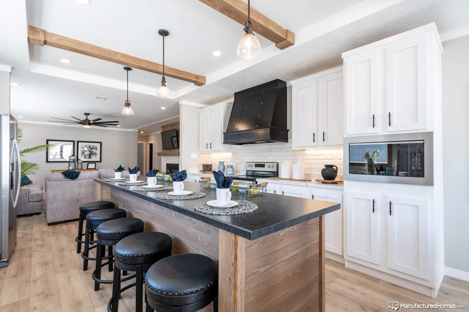 The shades creek kitchen home features