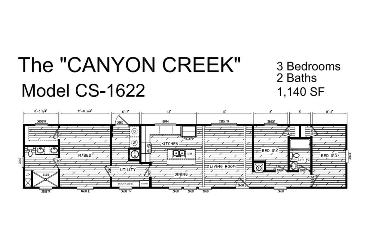 The canyon creek floor plan home features